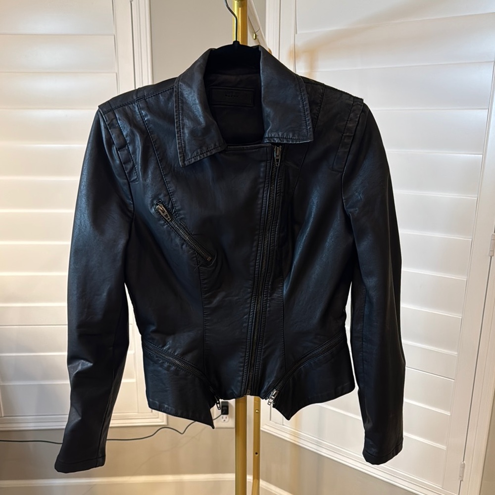 Women's Black Leather Jacket